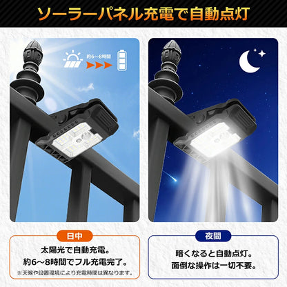 人感センサー付き ソーラーLED屋外ライト